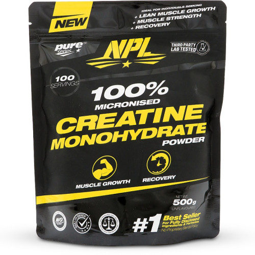 NPL Creatine Monohydrate (100 Servings) Unflavoured